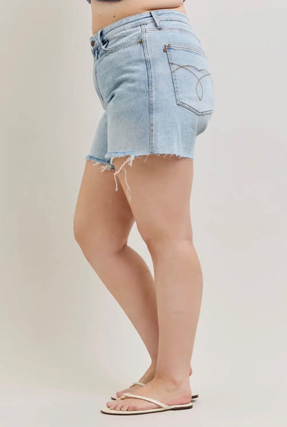The Shimmer Shack PLUS Judy Blue Dad Shorts