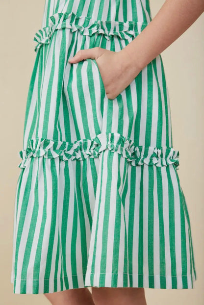 The Shimmer Shack Stripe Tween Dress