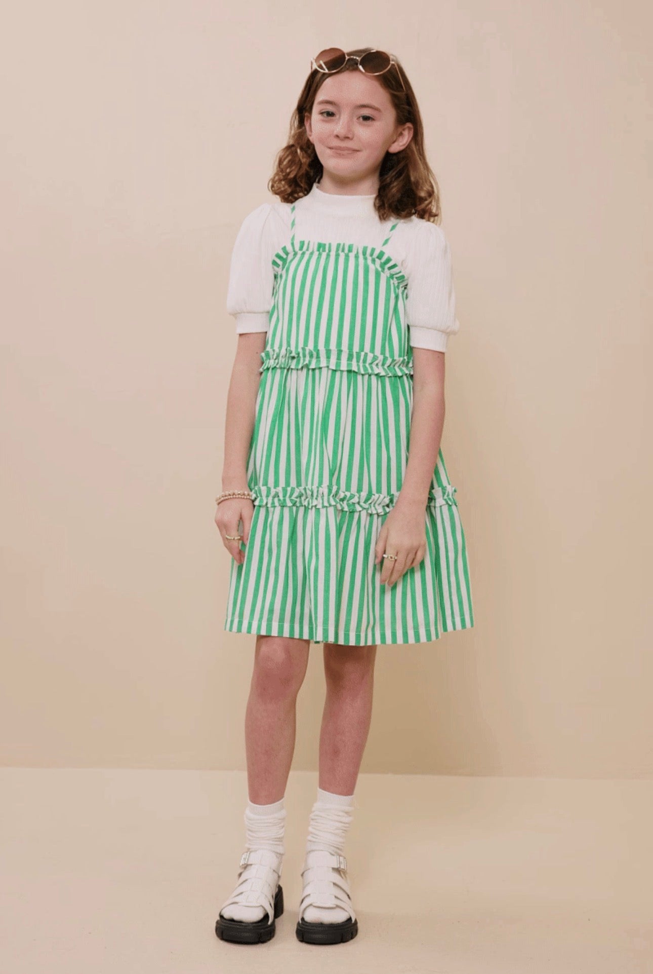 The Shimmer Shack Stripe Tween Dress