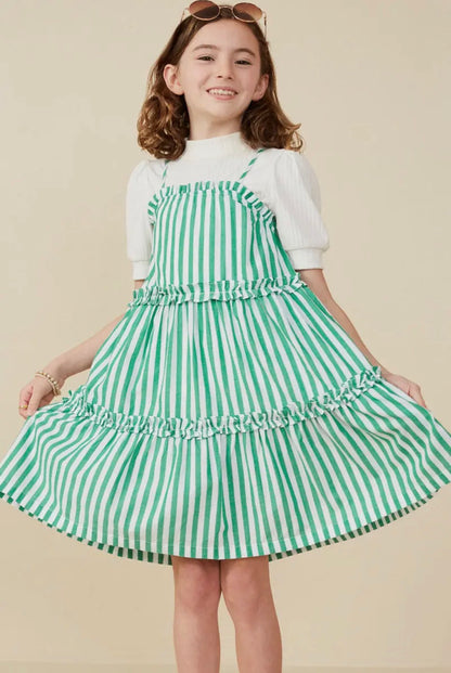 The Shimmer Shack Stripe Tween Dress