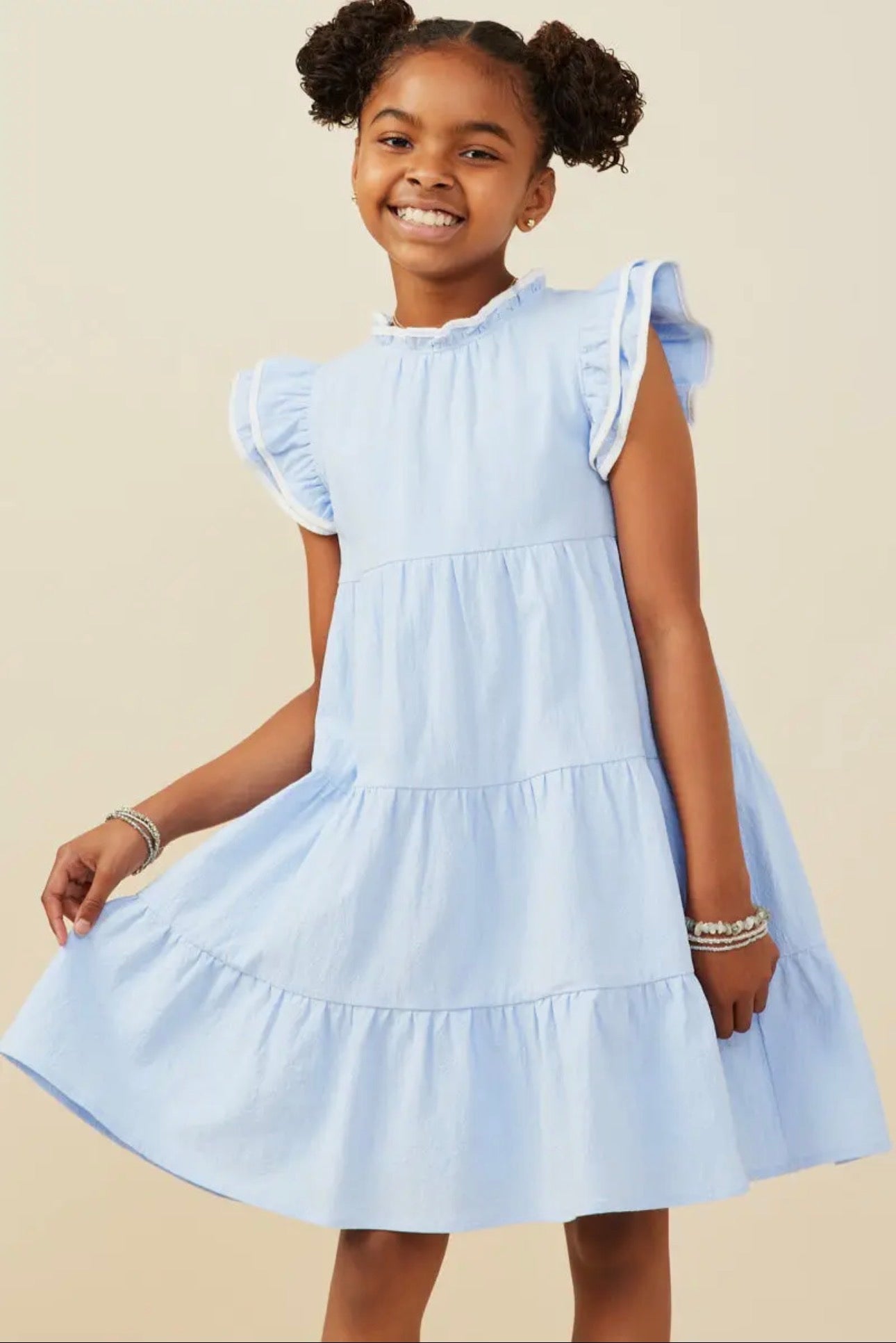 The Shimmer Shack Tween Blue Dress