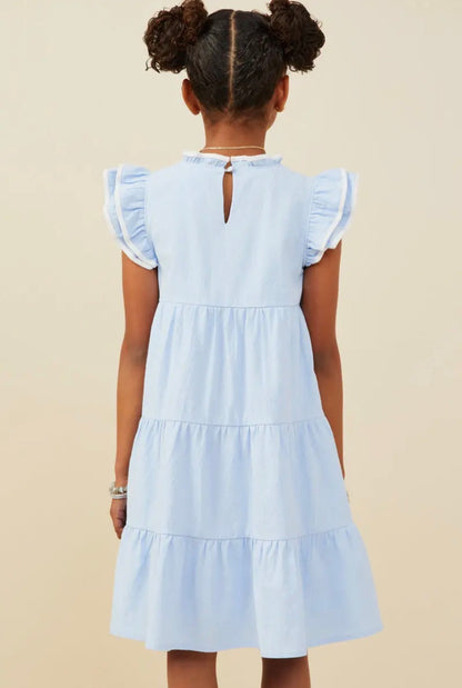 The Shimmer Shack Tween Blue Dress