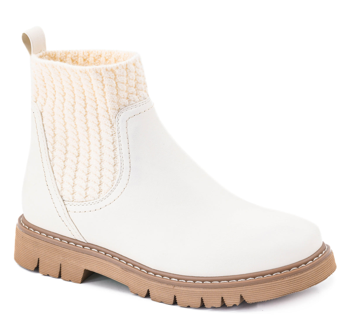 Keep Me Warm Ivory Boots