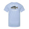 Light Blue Buck Shot Apparel Kids Crappie T-shirt, {{Size}{{Sku}}