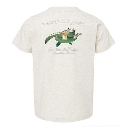 Oatmeal Buck Shot Apparel Kids Sea Turtle T-shirt, {{Size}{{Sku}}