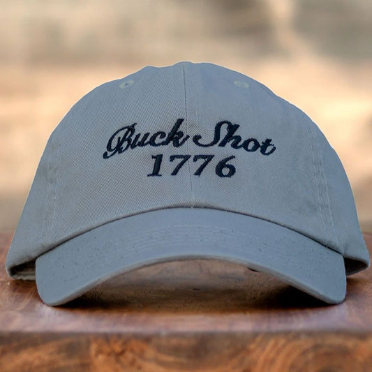 Charcoal Buck Shot Apparel Buck Shot 1776 Embroidered Dad Hat, {{Size}{{Sku}}