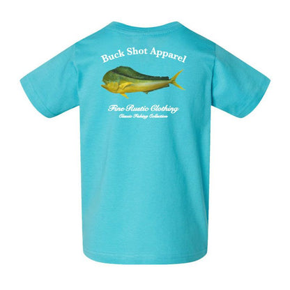 Caribbean Buck Shot Apparel Kids Mahi Mahi T-shirt, {{Size}{{Sku}}