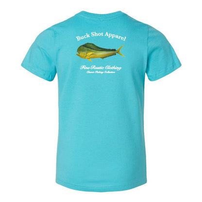 Caribbean Buck Shot Apparel Youth Mahi Mahi T-shirt, {{Size}{{Sku}}