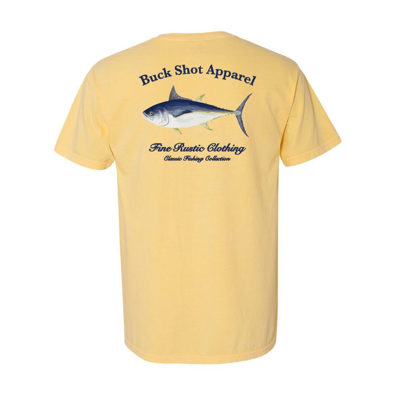 Banana Buck Shot Apparel Big Tuna Short Sleeve Pocket T-shirt, {{Size}{{Sku}}