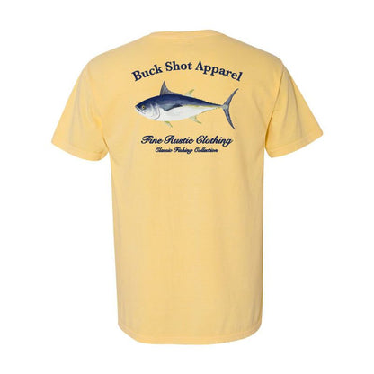 Banana Buck Shot Apparel Big Tuna Short Sleeve Pocket T-shirt, {{Size}{{Sku}}