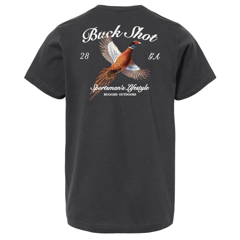 Slate Buck Shot Apparel Youth Pheasant T-shirt, {{Size}{{Sku}}