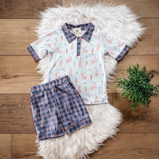 Cottontails & Whiskers Shorts Set by TwoCan