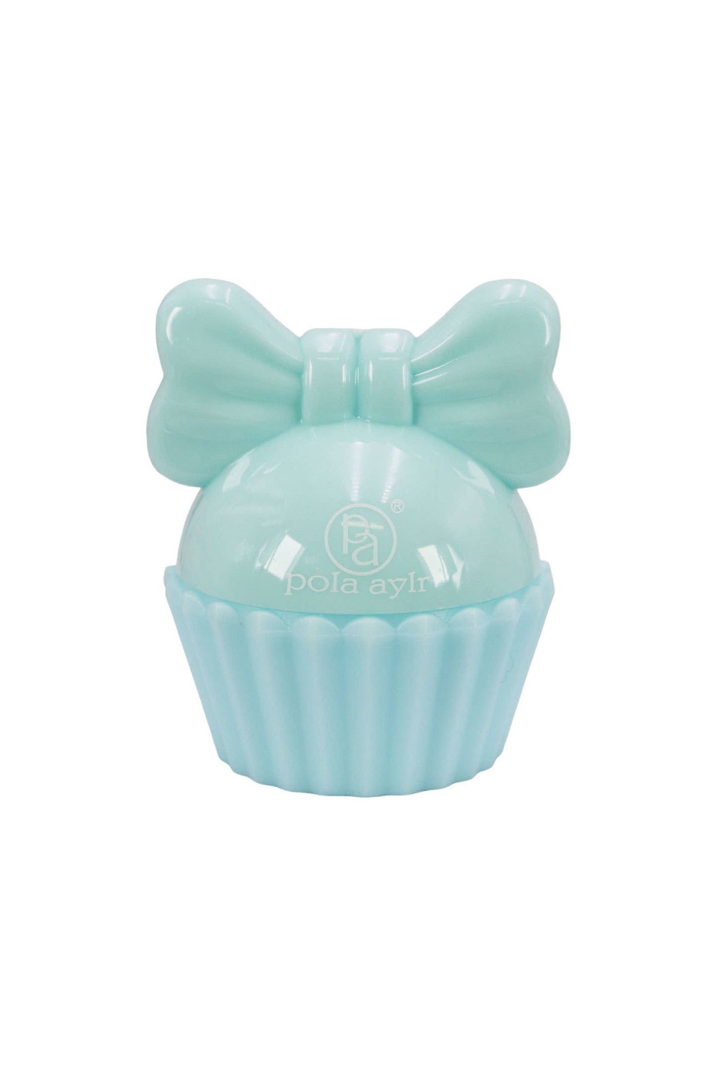 Cap Zone - Cupcake Ribbon Bow Round Lip Balm - 24 Pcs