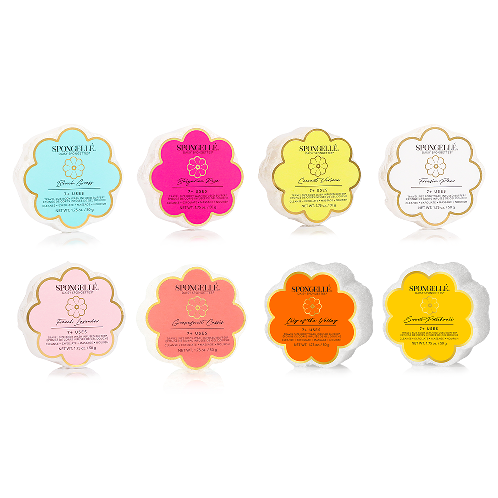 Spongellé | Christmas 2025 | Stocking Stuffers | Gifts - Daisy Spongette  | Soap Sponges | Soap Buffers