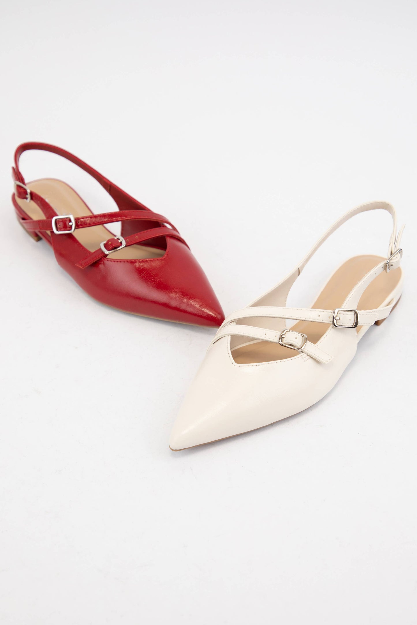 CCOCCI - CONTROL POINTED TOE SLINGBACK FLAT