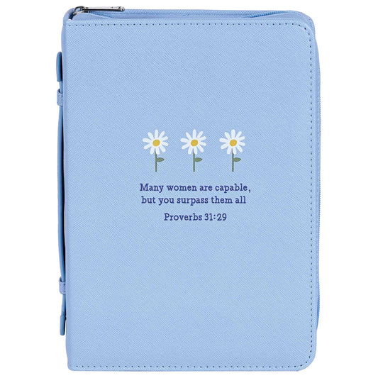White Dove Bible Case Many Women Are Capable XLrg