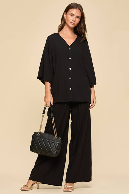 Dear Scarlett - 2-Piece Linen Summer Set
