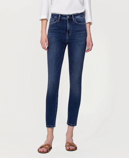 FLYING MONKEY - HIGH RISE SUPER SOFT CROP SKINNY JEANS