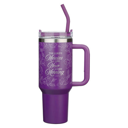 Christian Art Gifts - Tumbler SS His Mercies are New Lam. 3:22-33
