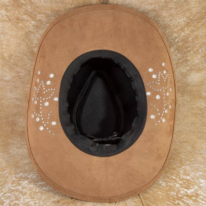 Anarchy Street - Silver Studded Concho Band Cowboy Hat