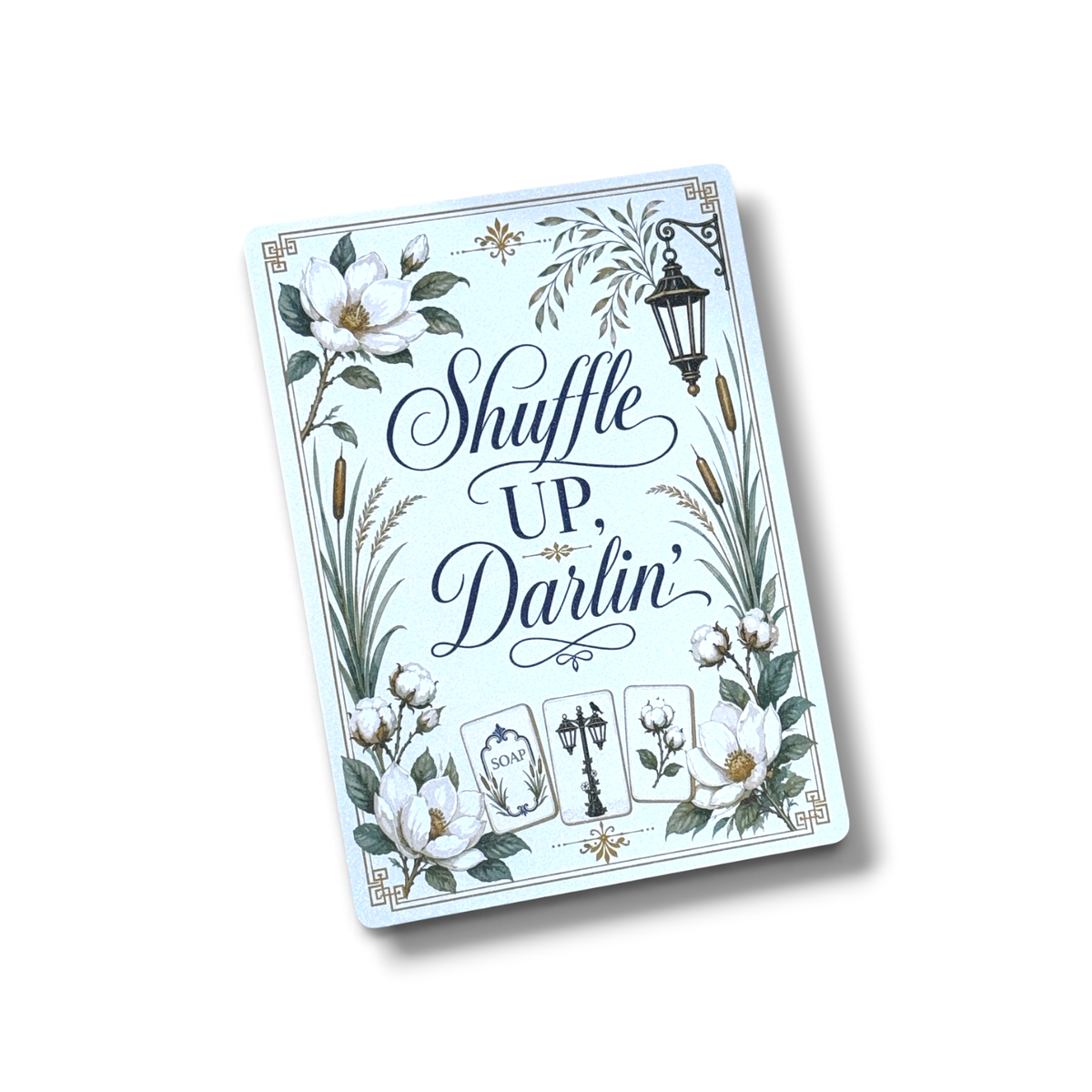 Pat's Monograms, LLC - Shuffle Up, Darlin' Mahjong Shufflers | Set of 2