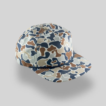 Blank Rope Hats - Golf Camo / Navy Rope