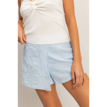 HYFVE - Floral Embroidered Wrap Skort