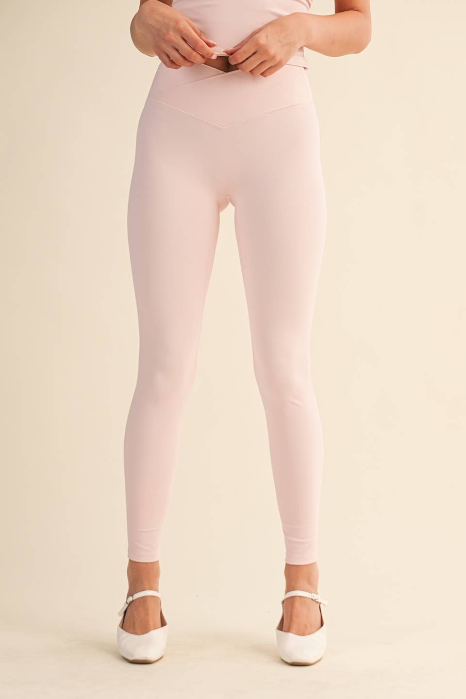 KIMBERLY C - High Waist Crossover Legging