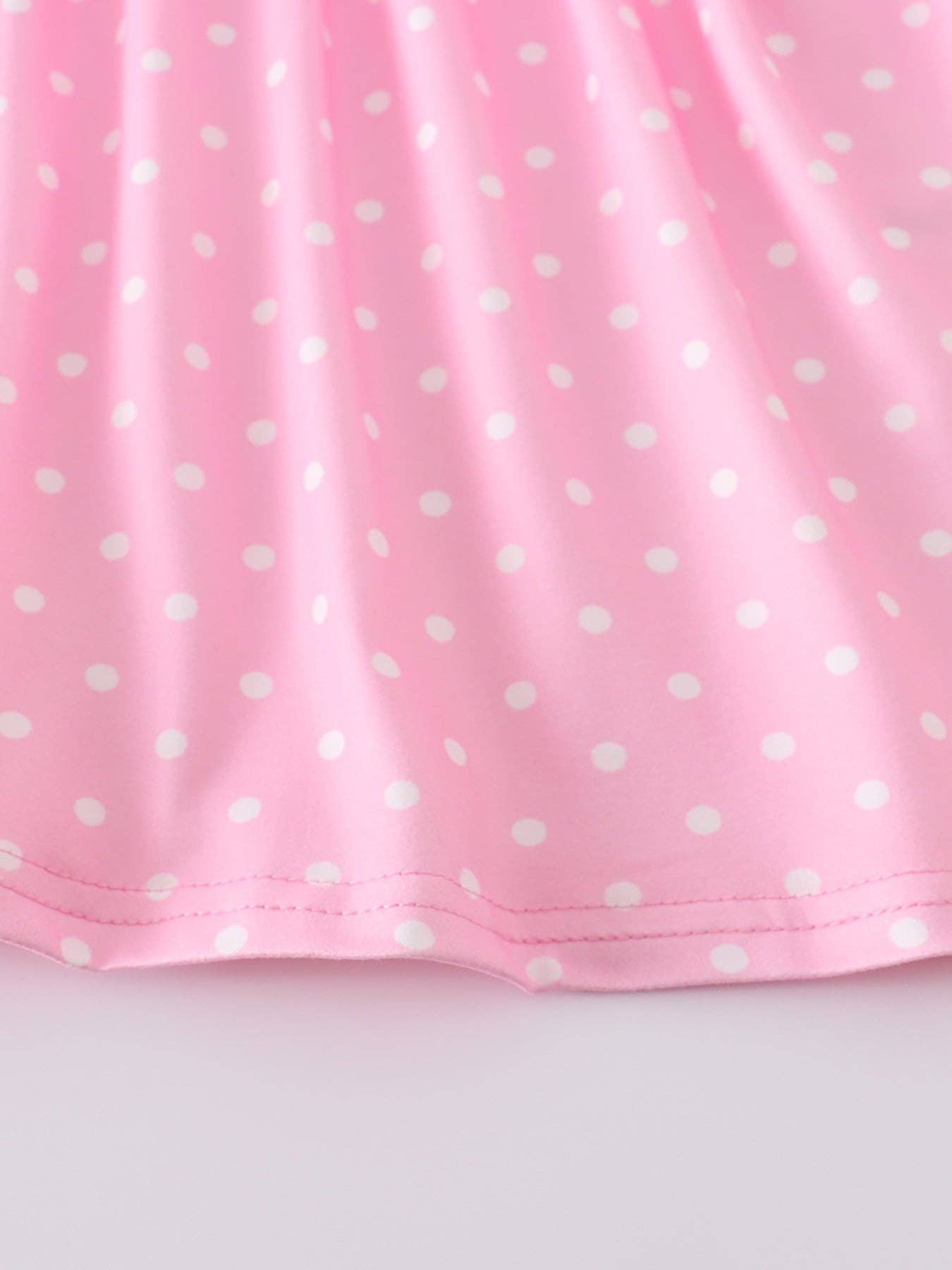 Rylee Faith Designs - Pink Rabbit Ruffle Girl Dress