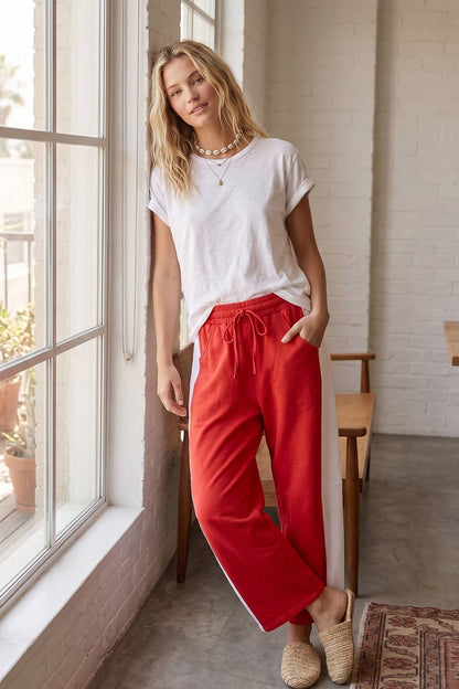 Sewn and Seen - Scuba Side Panel Gameday Relaxed Pants
