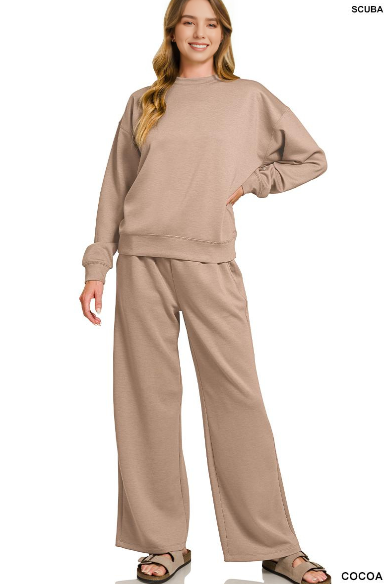 42POPS - ...._ 0903 Scuba Crewneck Pullover & Pants 2PC Set SI-28704