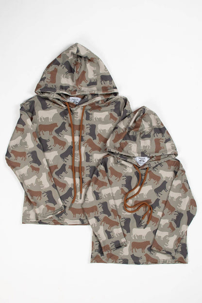 American Farm Company - Cow Camo™ Toddler/Youth Performance Hoodie