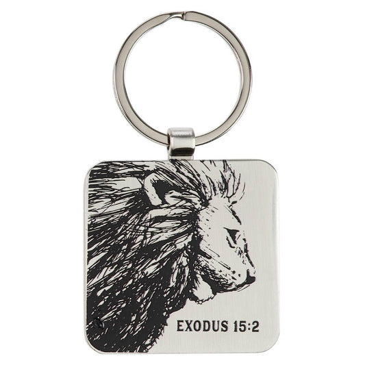 Christian Art Gifts - Keychain Lord is my Strength Exodus 15:2