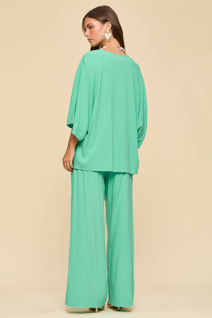 Dear Scarlett - 2-Piece Linen Summer Set