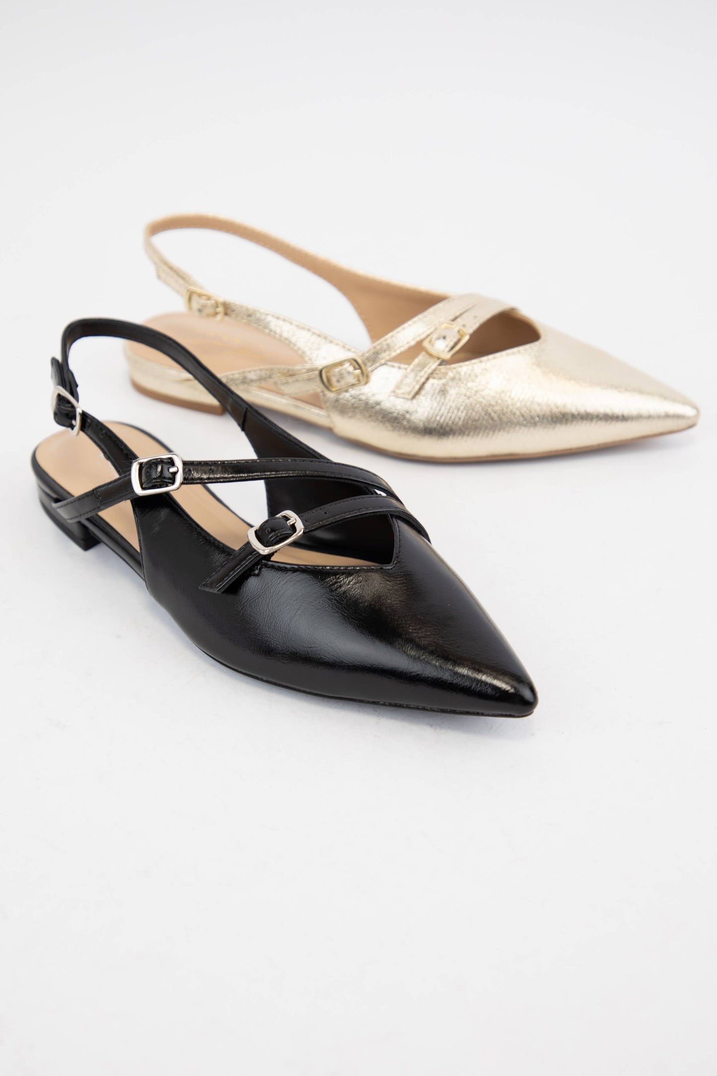 CCOCCI - CONTROL POINTED TOE SLINGBACK FLAT