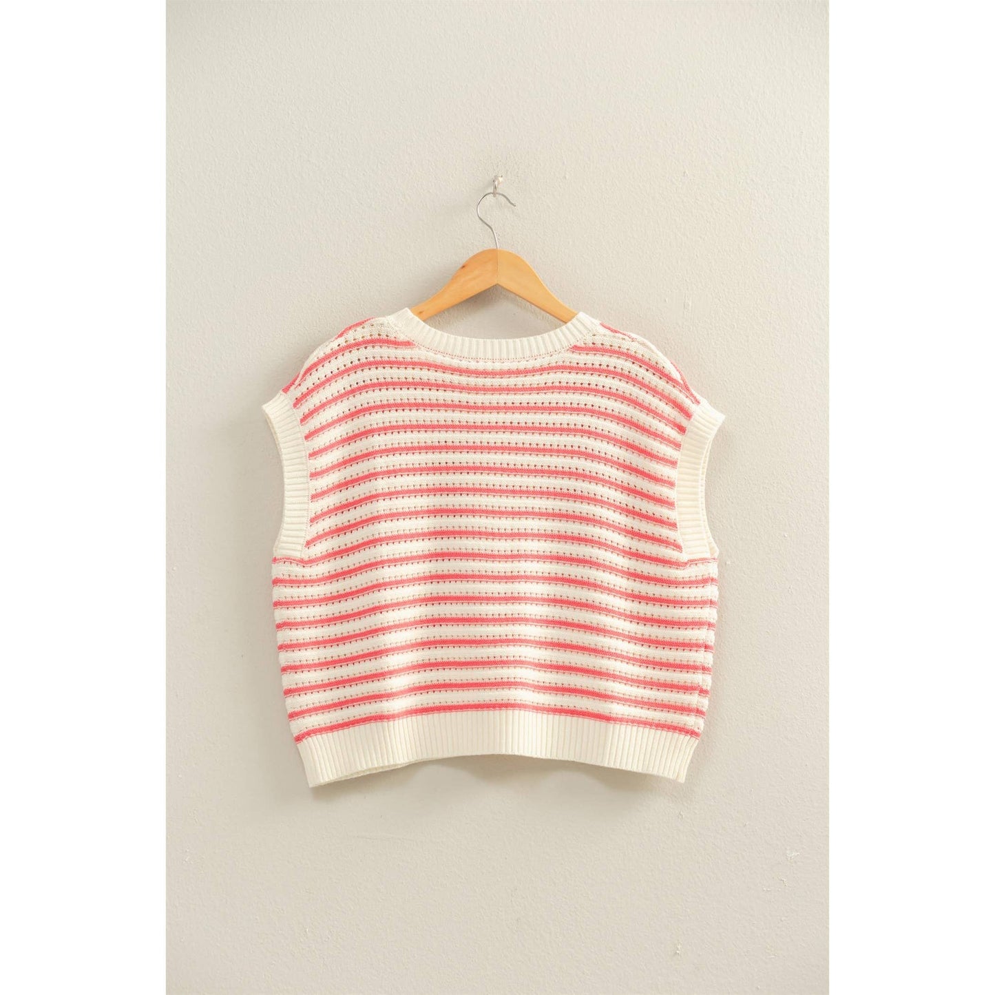 HYFVE - Striped Sleeveless Crew Neck Top