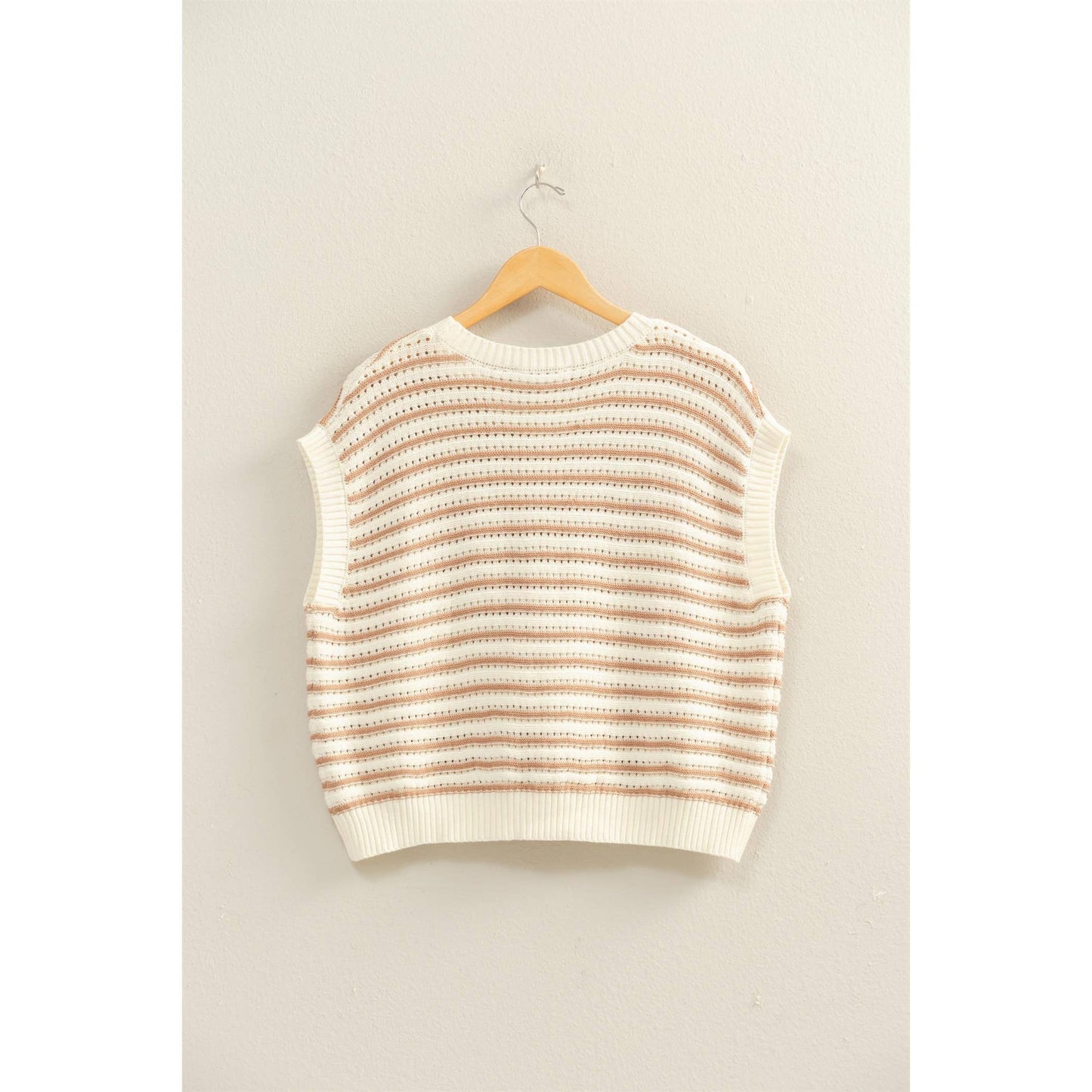 HYFVE - Striped Sleeveless Crew Neck Top