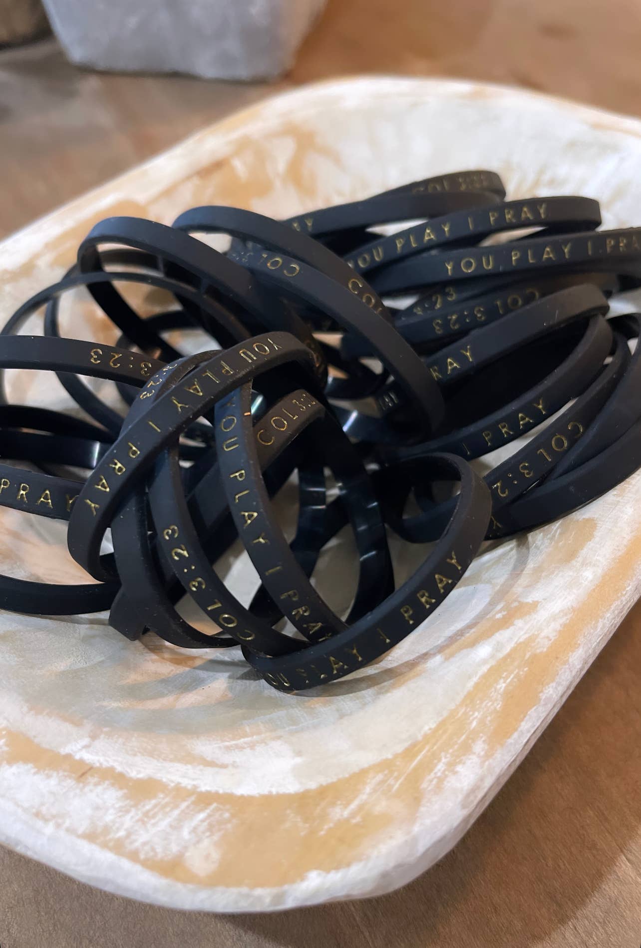You Play I Pray -  Team Spirit Bracelets | Christian Gameday Gift | Sport Mom