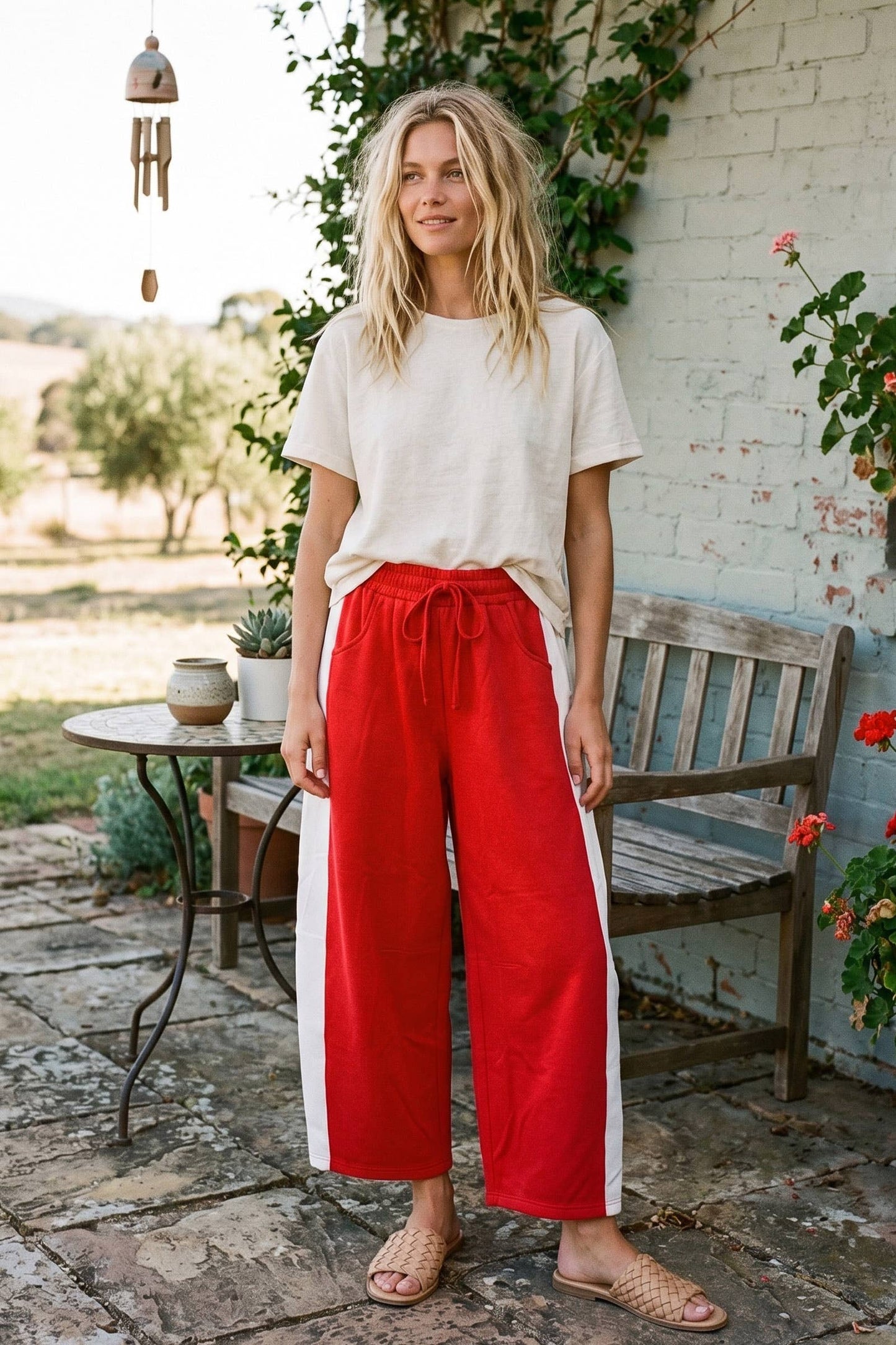 Sewn and Seen - Scuba Side Panel Gameday Relaxed Pants