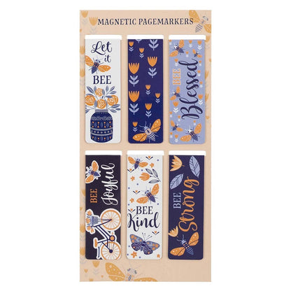 Christian Art Gifts - Magnetic Bookmark Set Let it Bee