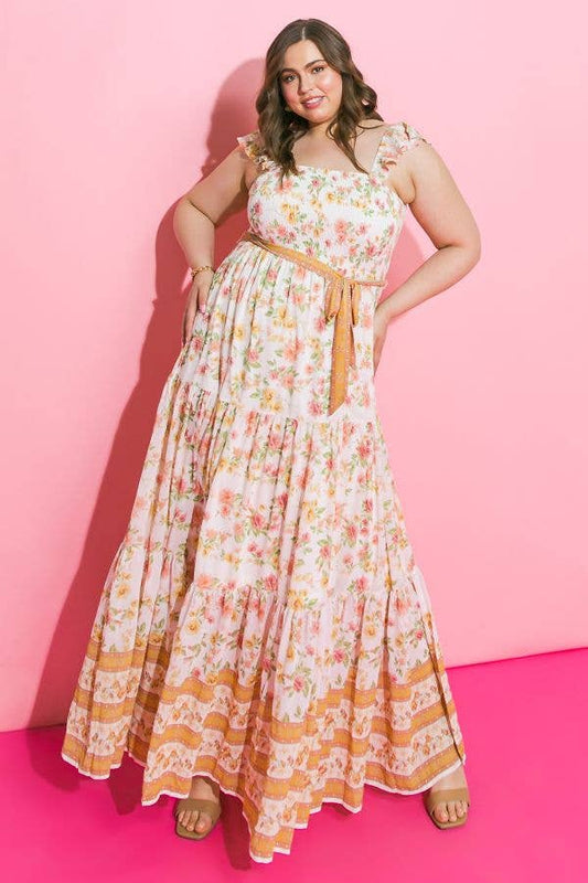 Woven maxi dress-LD1448-PP.
