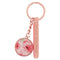 Keychain in Tin Coral Poppies Courage