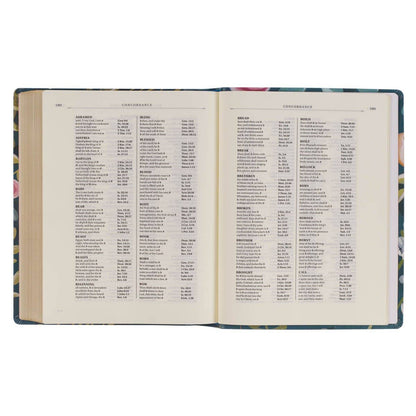 Christian Art Gifts - KJV LP Note Bible LP Faux Leather Love The Lord Matt 22:37