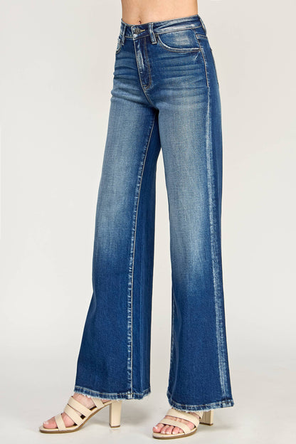 Petra153 - P7028W-DM SUPER SOFT TOUCH HIGH RISE COMFORT WIDE LEG