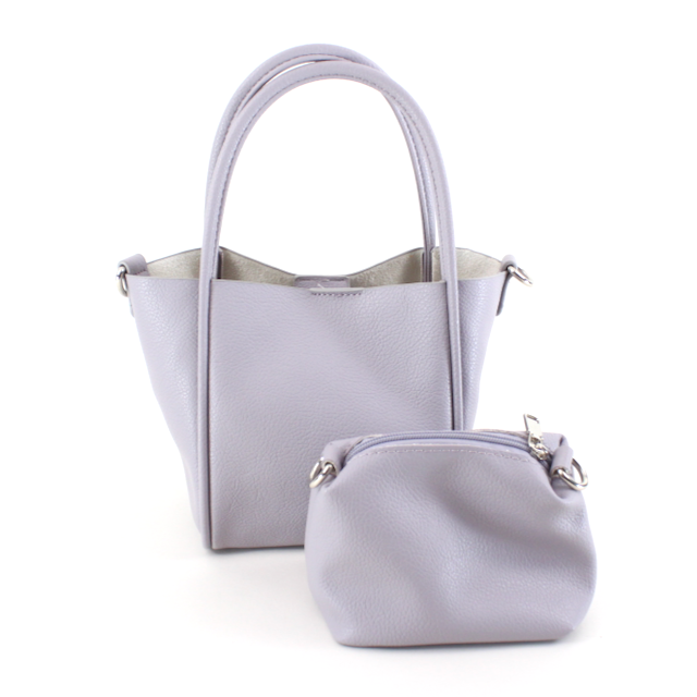 Pretty Persuasions - P25014 Small Tote/Crossbody Bag w/Cosmetic Pouch