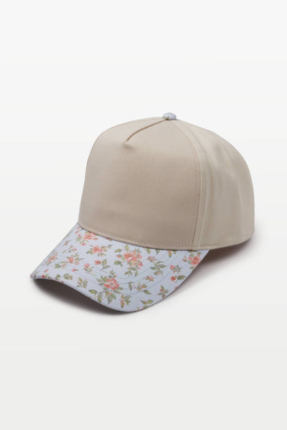 David And Young - FLORAL PRINT BRIM Two Tone Baseball Cap