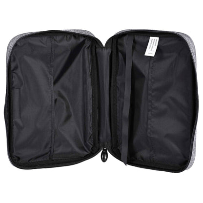 Bible Cover Heather Black Canvas Large