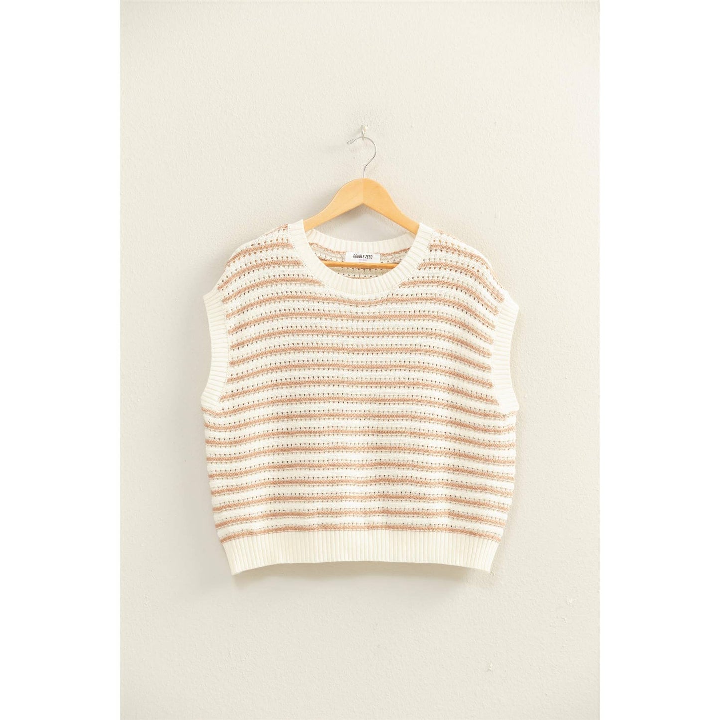 HYFVE - Striped Sleeveless Crew Neck Top