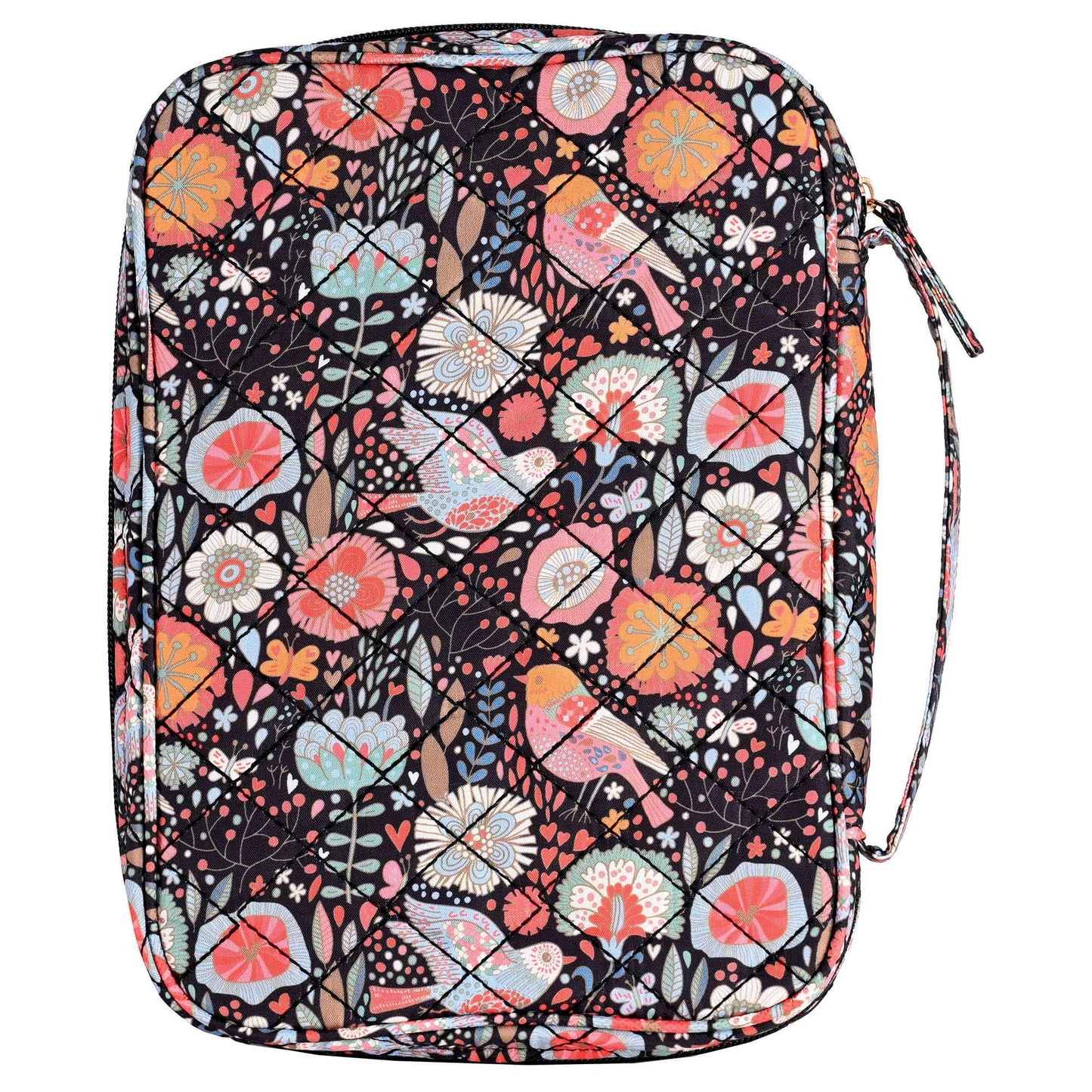 White Dove Bible Case Quilted Life Of Love Black XLarge