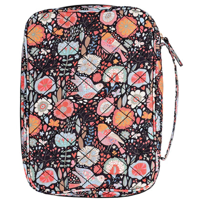 White Dove Bible Case Quilted Life Of Love Black XLarge